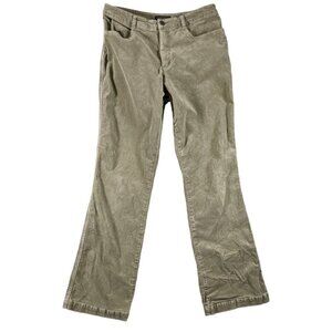 Royal Robbins Corduroy Pants Womens 8 Cotton Stretchy Green 30 X 28.5